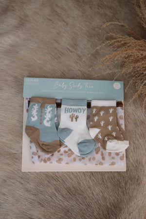 Baby Socks + Wash Bag