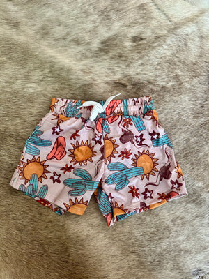 Cactus Swim Trunks