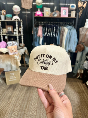Cowboys Tab Corduroy Trucker