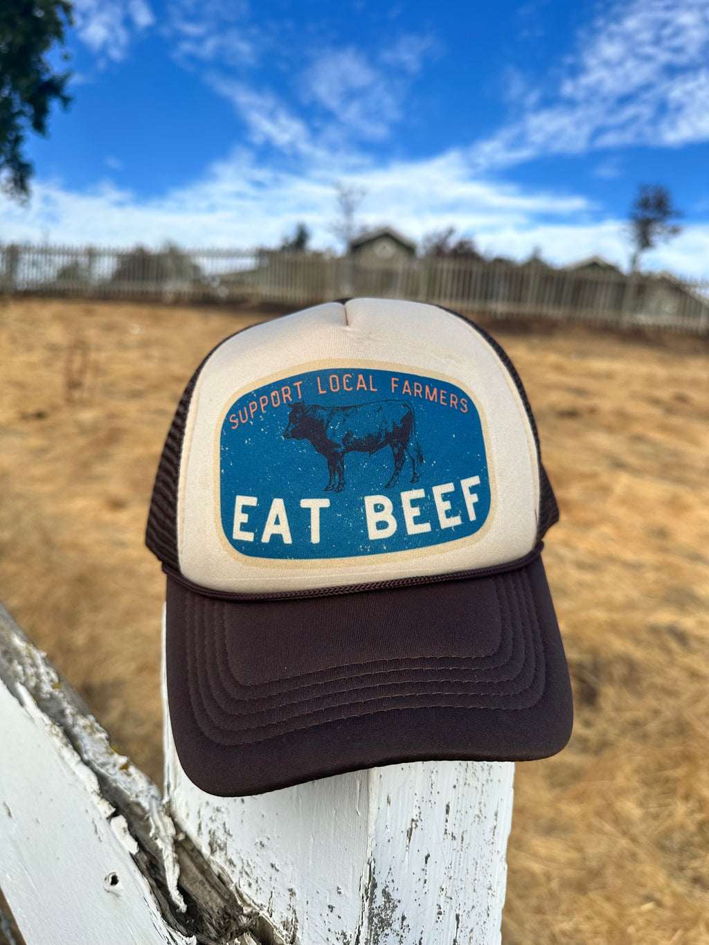 Eat Beef Trucker Hat