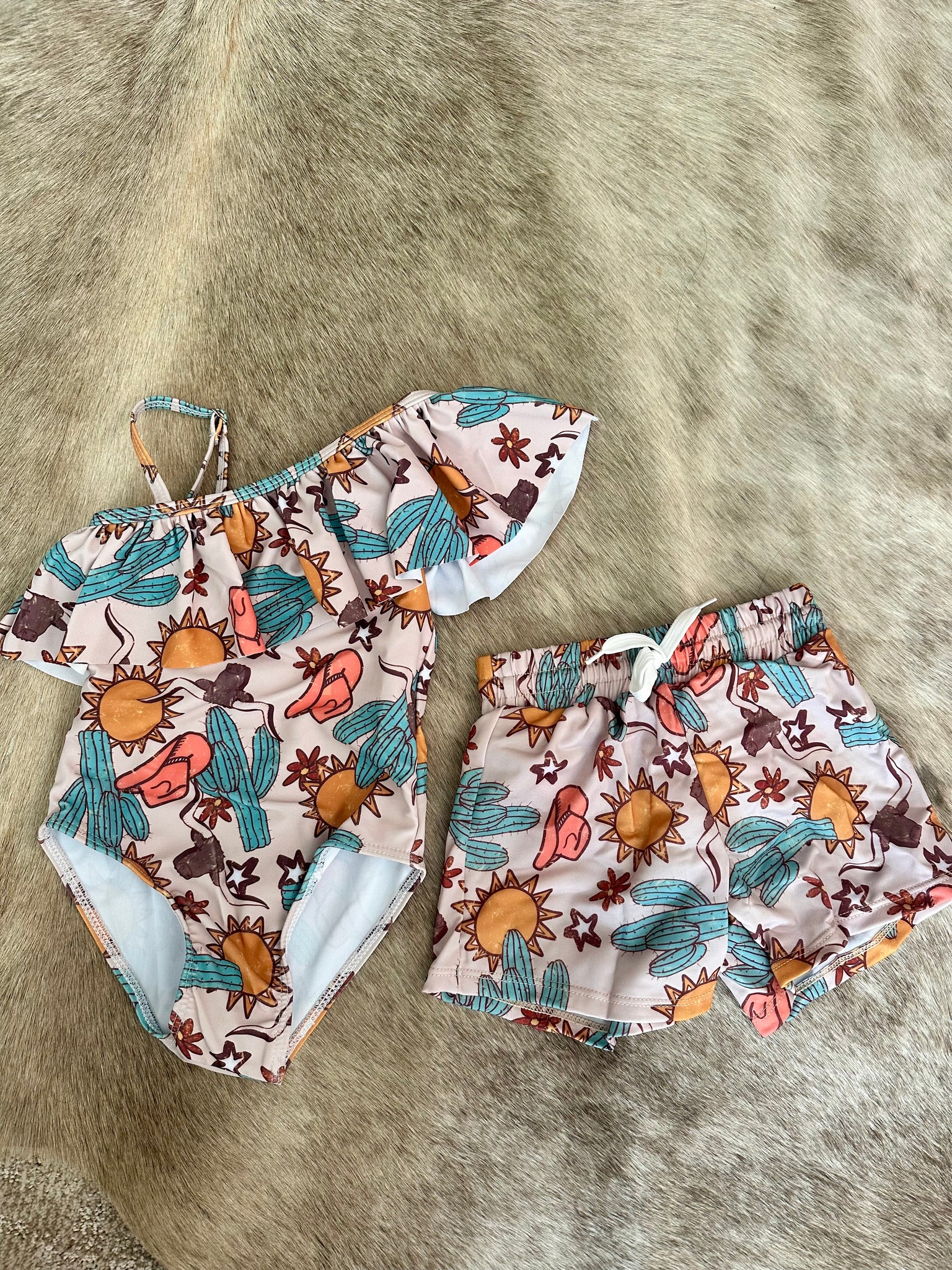 Cactus Swim Trunks