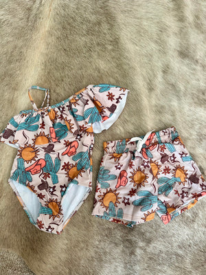 Cactus Swim Trunks