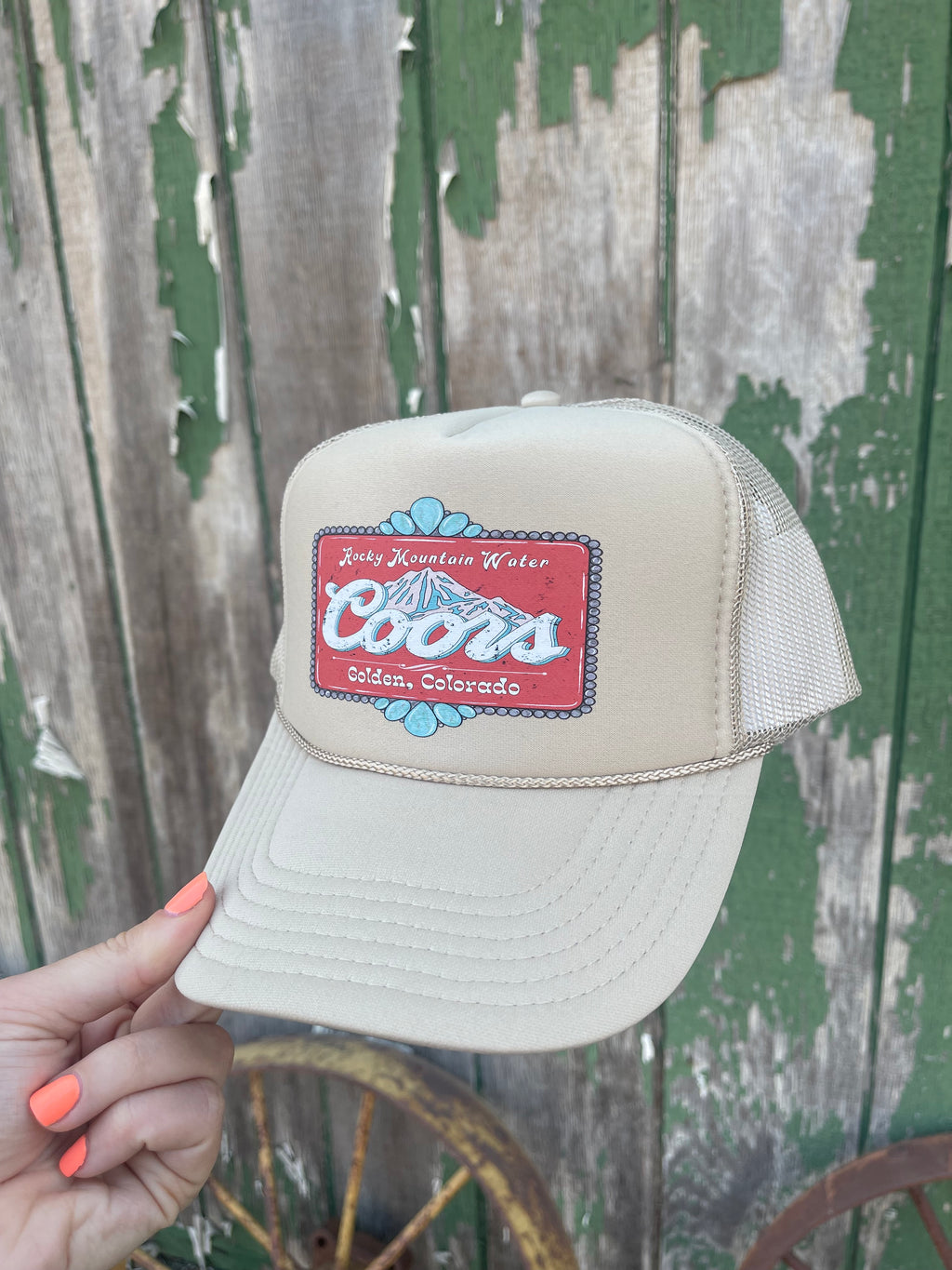 Coors Cowboy Vintage Trucker Hat