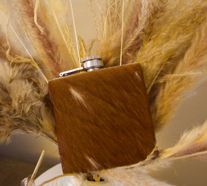 Cowhide Flask