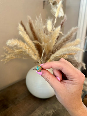 Oyster Turquoise Ring