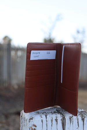 Cowhide Passport Cover