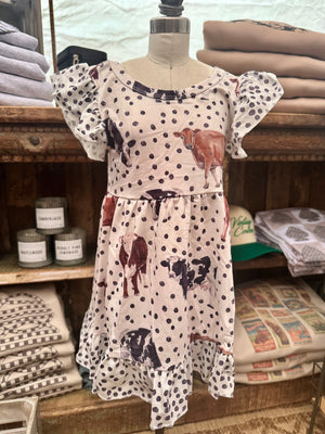 Baby Girl Cow Dress