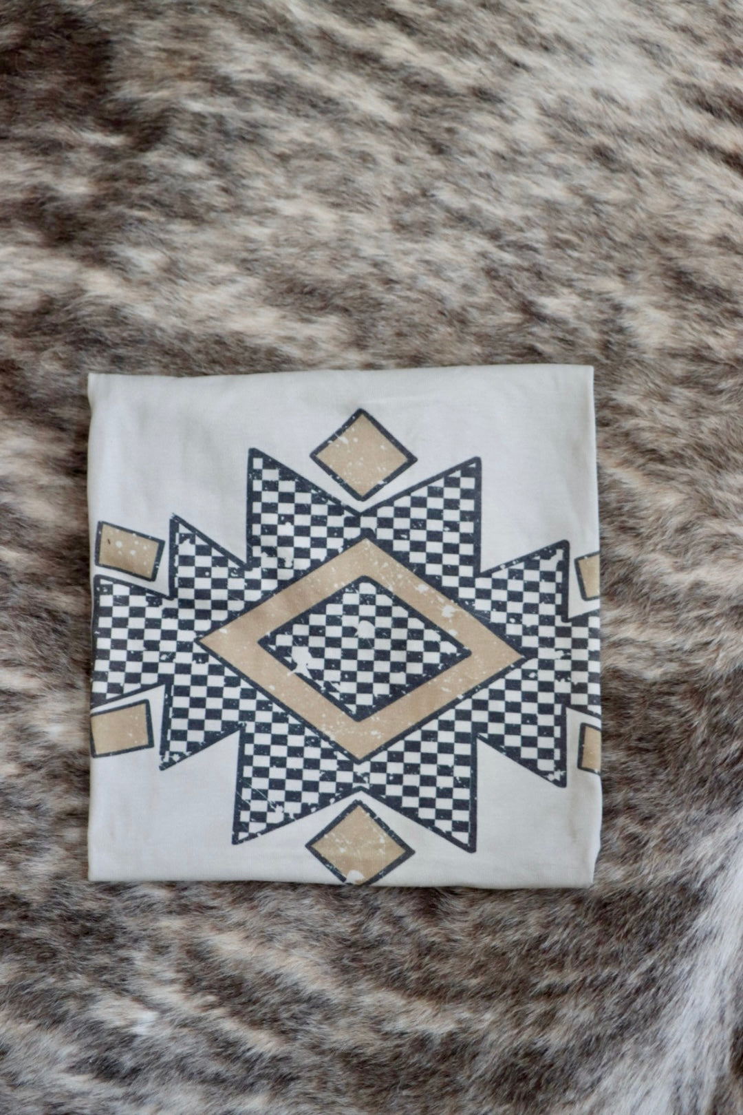 Aztec Checkered Tee