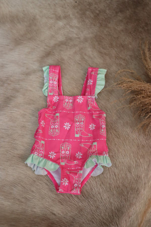 Boots Baby Swimsuit