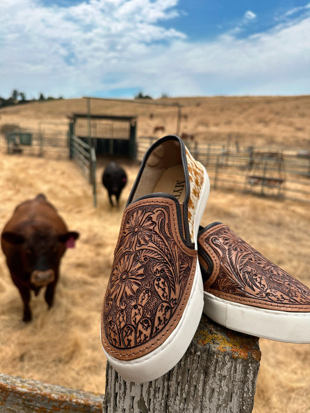 Floral Slip Ons