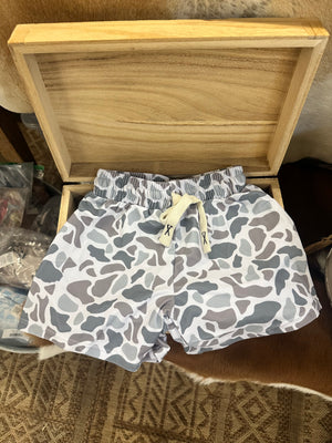 Camo Swim Trunks