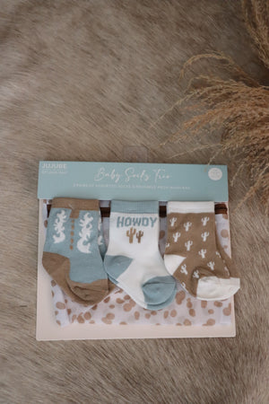 Baby Socks + Wash Bag