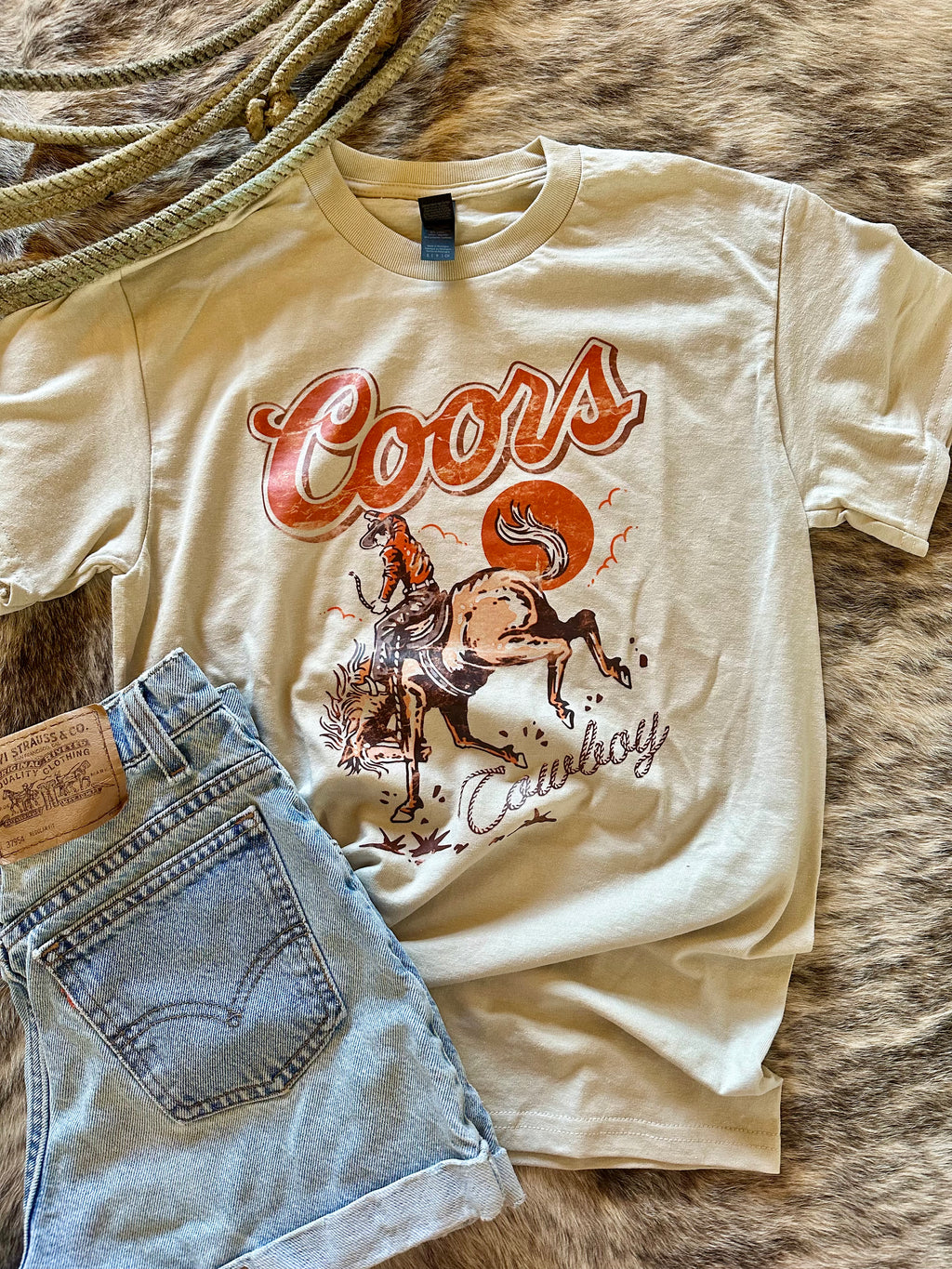 Coors Cowboy Tee