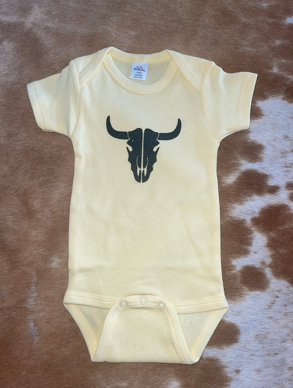 Cow Skull Onesie