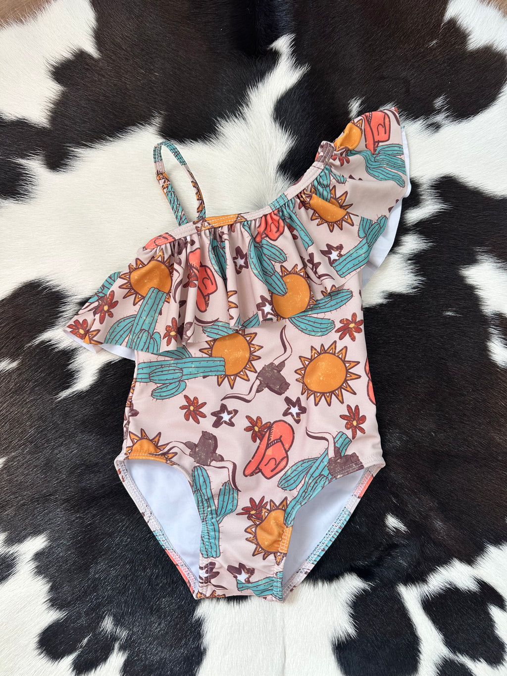 Cactus One Piece Bathing Suit