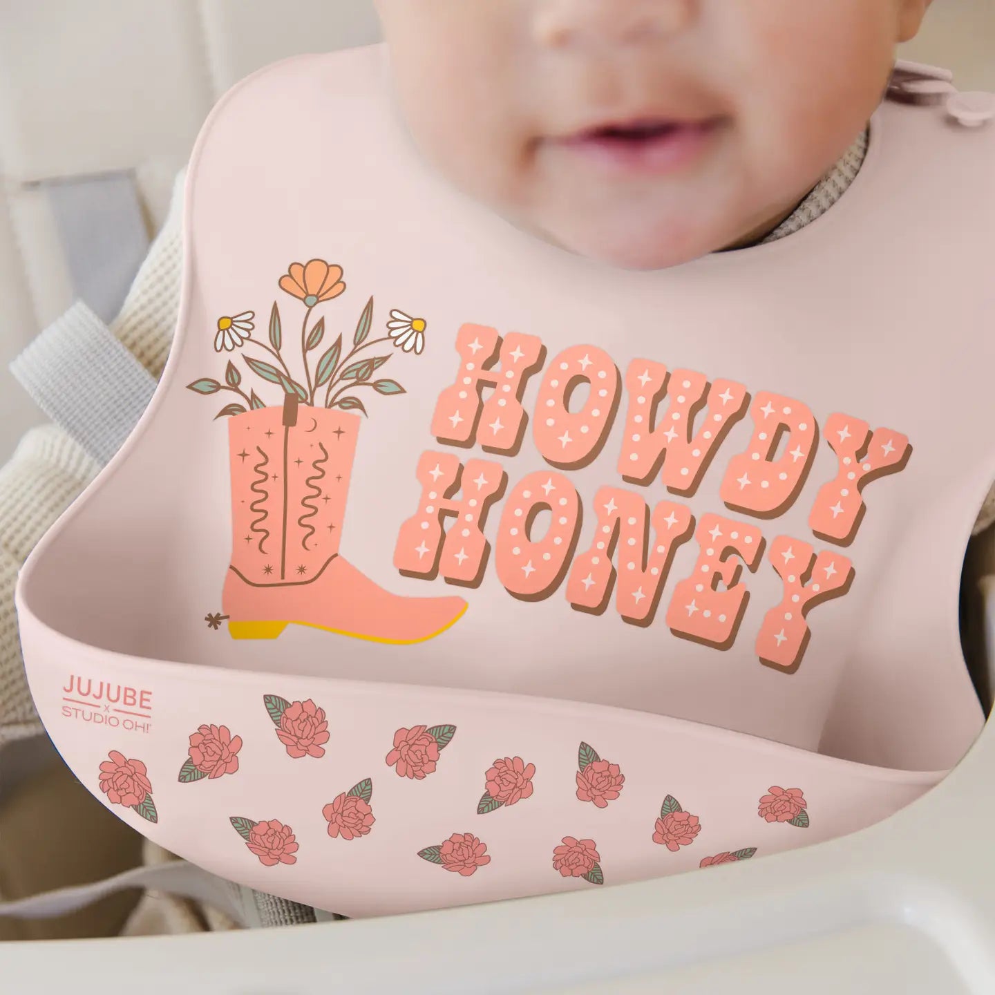 Howdy Honey Bib