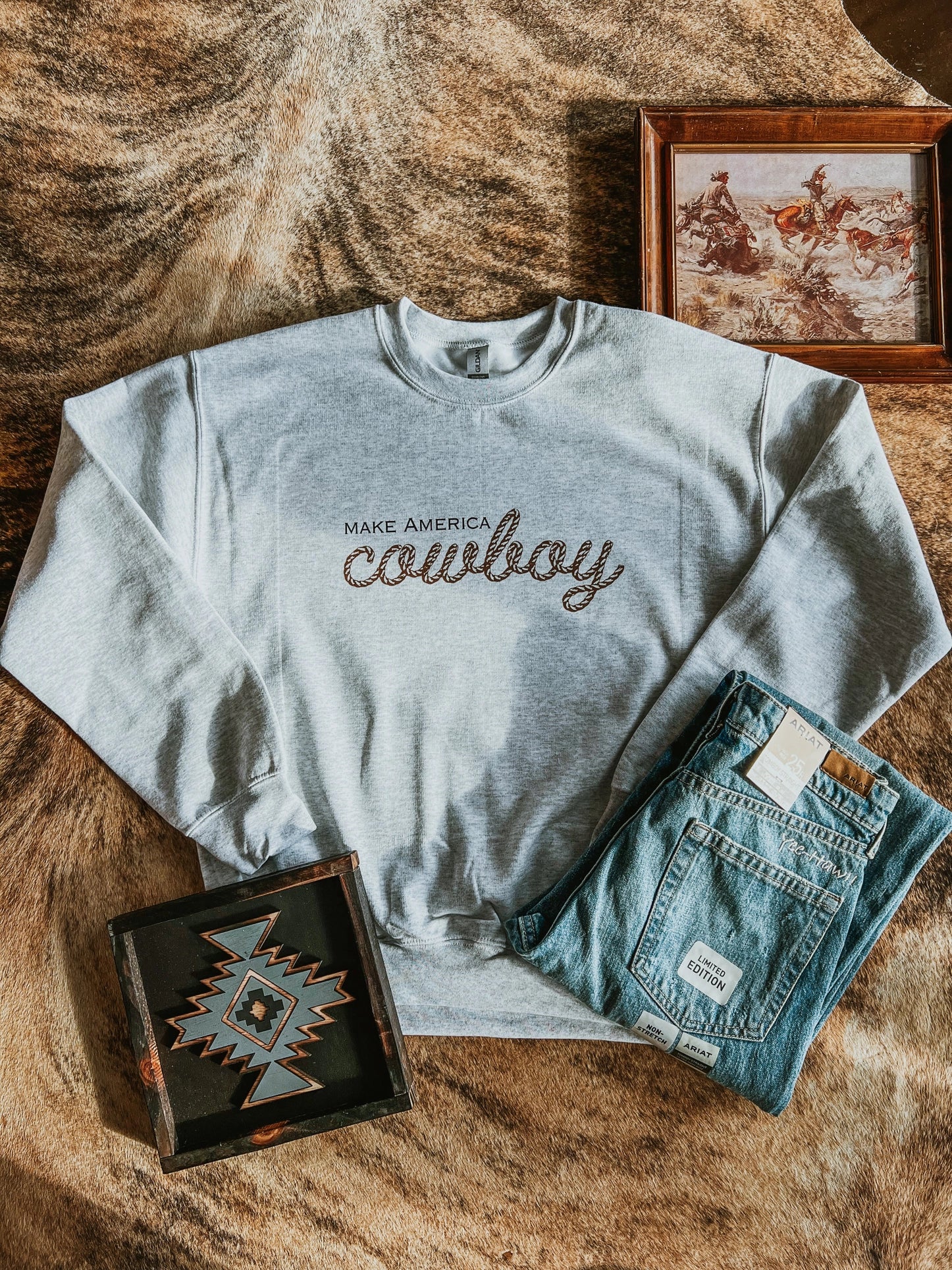 Cowboy Crewneck