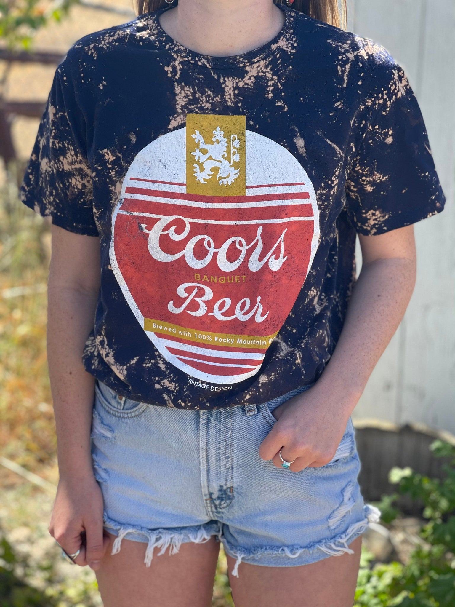 Navy Coors Banquet Tee