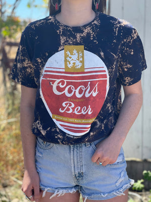 Navy Coors Banquet Tee