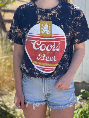 Navy Coors Banquet Tee