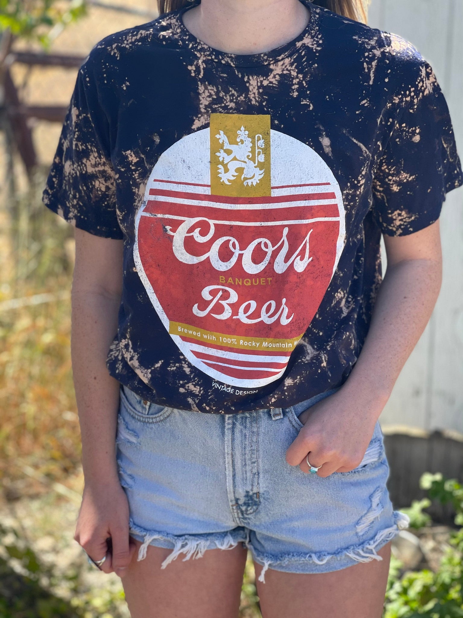 Navy Coors Banquet Tee