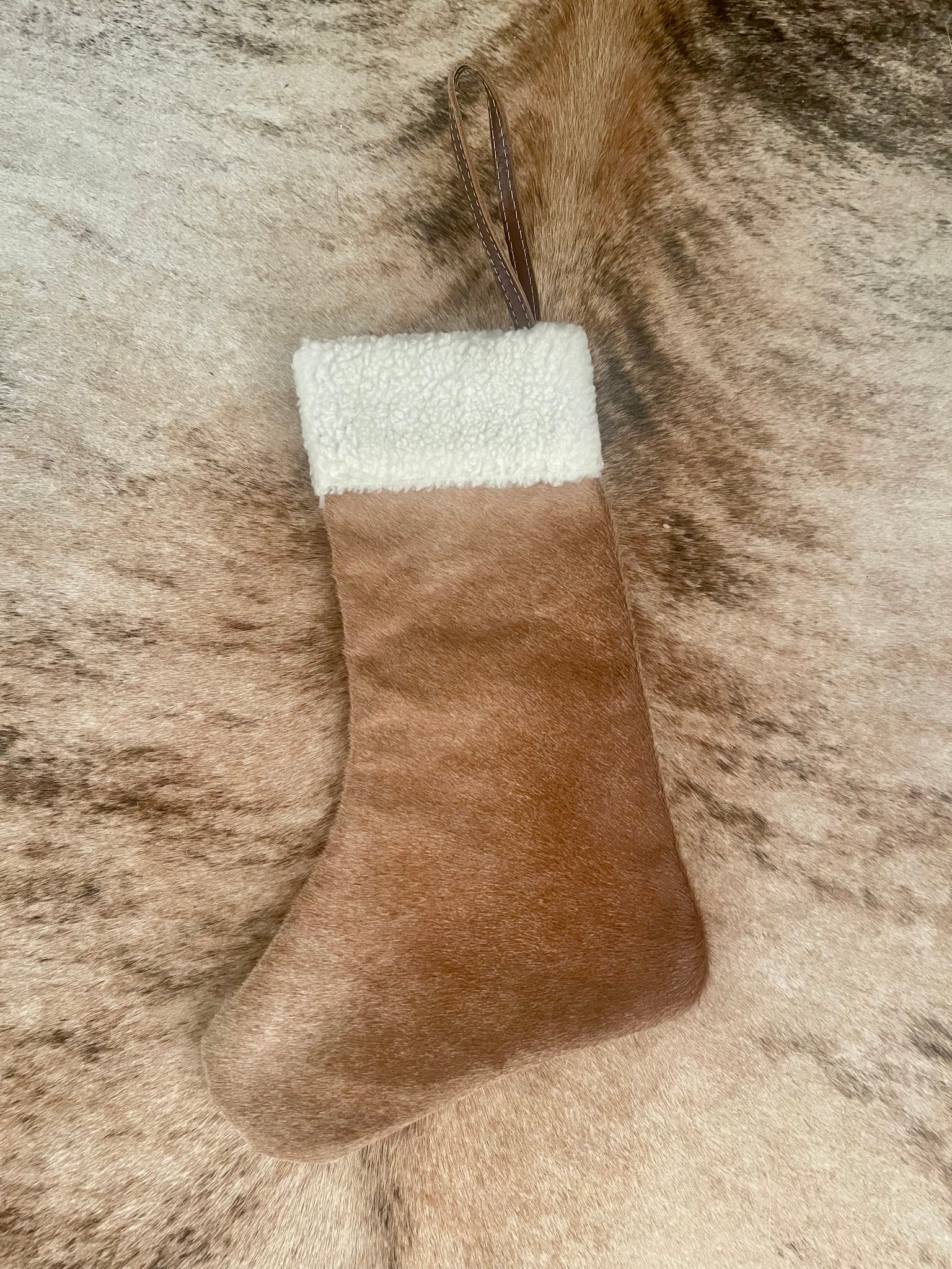 Cowhide Stocking