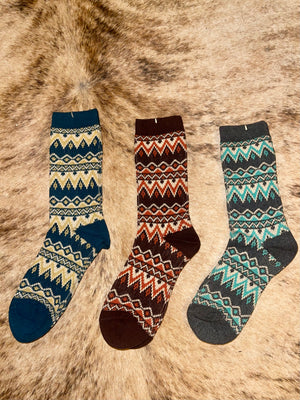 Aztec Socks (+colors)