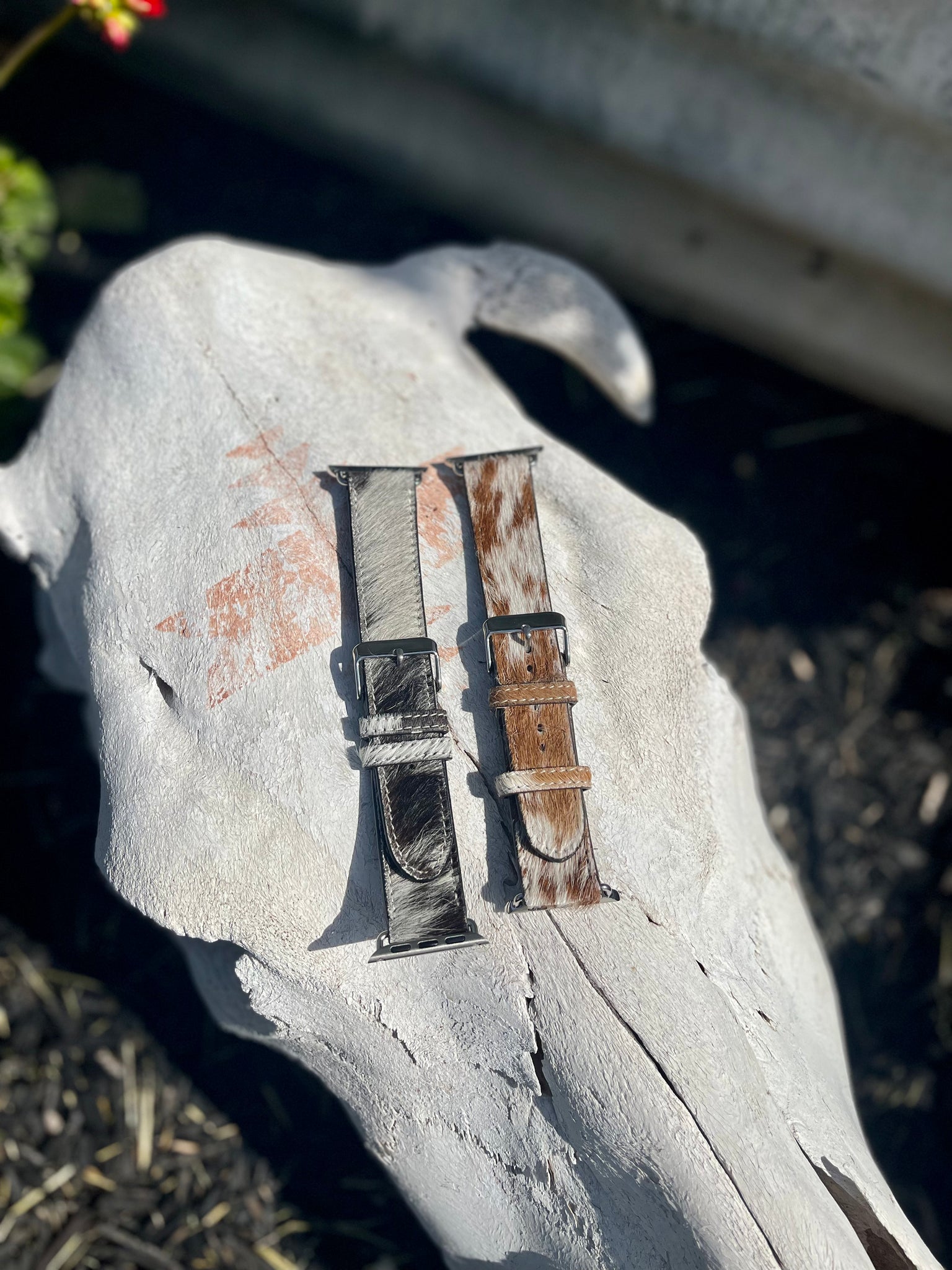 Cowhide apple watch sales band