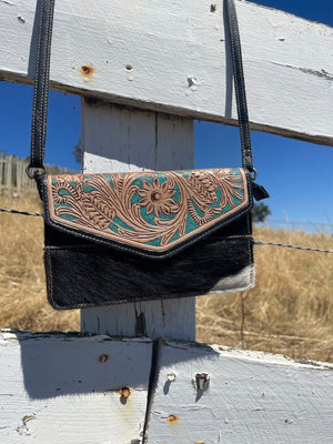 Tooled Turquoise Wallet