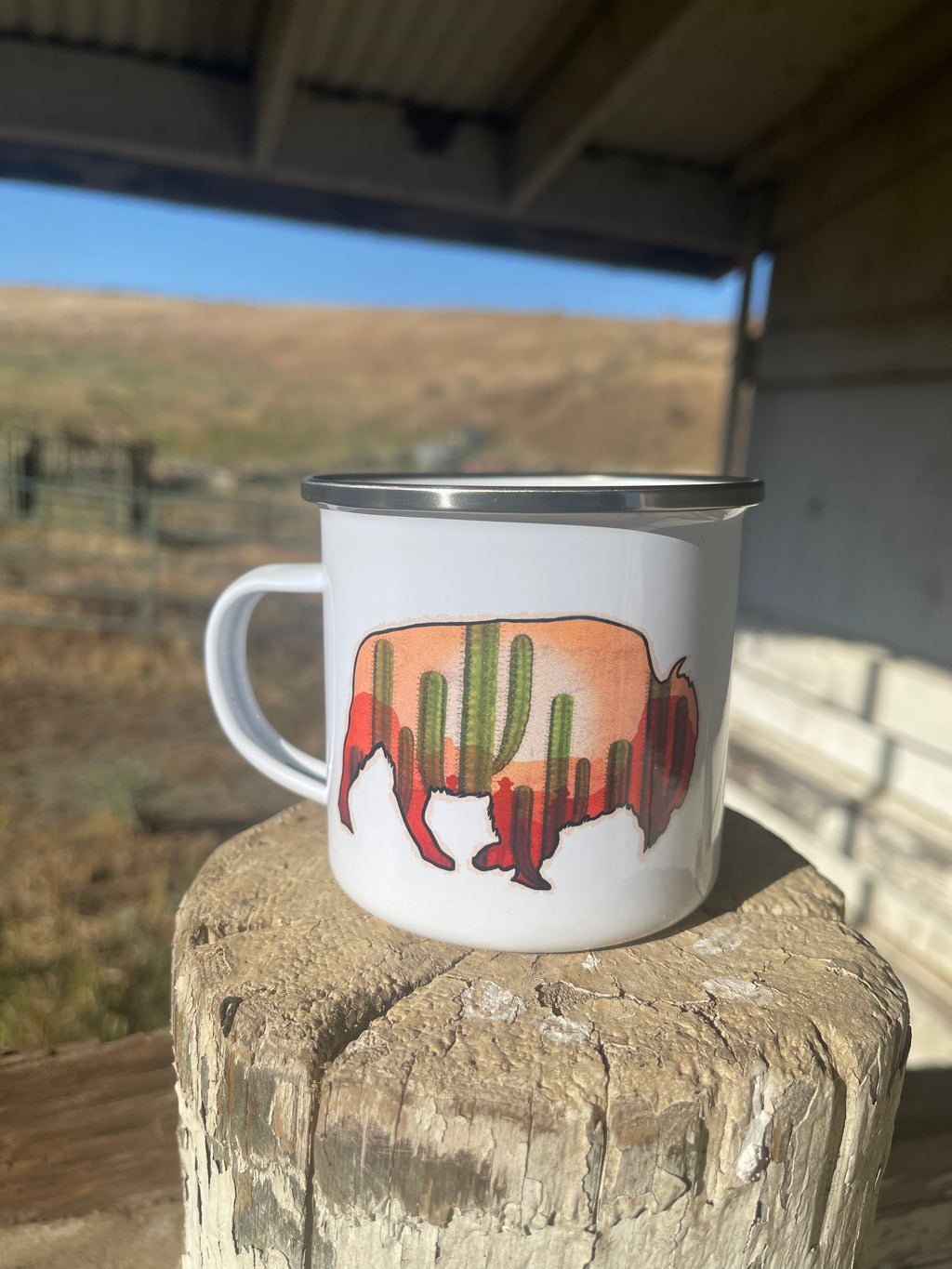 Sunset Buffalo Mug